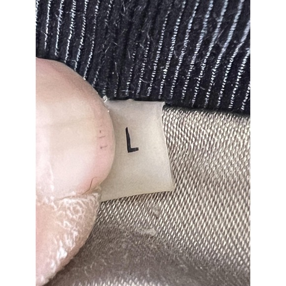 Elie Tahari Jacket Womens Large‎ Black Ruffle Collar Pleated Textured Stripe - Picture 7 of 8